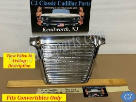 OEM 1959 1960 1961 1962 1963 1964 CADILLAC CONVERTIBLE REAR SEAT SPEAKER GRILL TRIM SUPPORT BRACKET #4758710/#4765491
